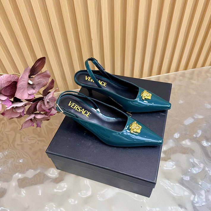 最高級ヴェルサーチェスーパーコピー VERSACE ラ メドゥーサ レザーパンプス 50 mm 2628243 ハイヒールブランド ランキング - 画像 (9)