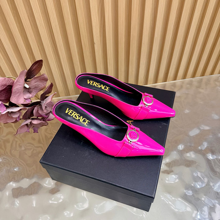 最高級ヴェルサーチェスーパーコピー VERSACE ジャンニリボン 50mm スリングバック パンプス 2628249 歩きやすいパンプス 仕事 - 画像 (7)