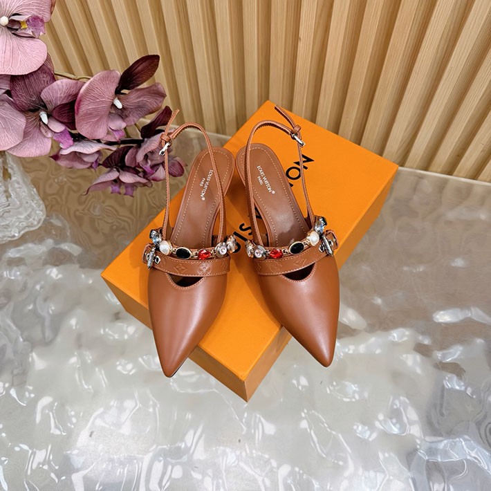 ルイヴィトン アウトレット店舗 靴 レディース Louis Vuitton 55mm LV バイブ バレリーナ 2628266 ハイ ブランド パンプス ランキング - 画像 (11)