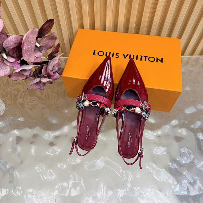 ルイヴィトン アウトレット店舗 靴 レディース Louis Vuitton LV バイブ バレリーナ 2628268 靴 レディース 人気ブランド - 画像 (10)