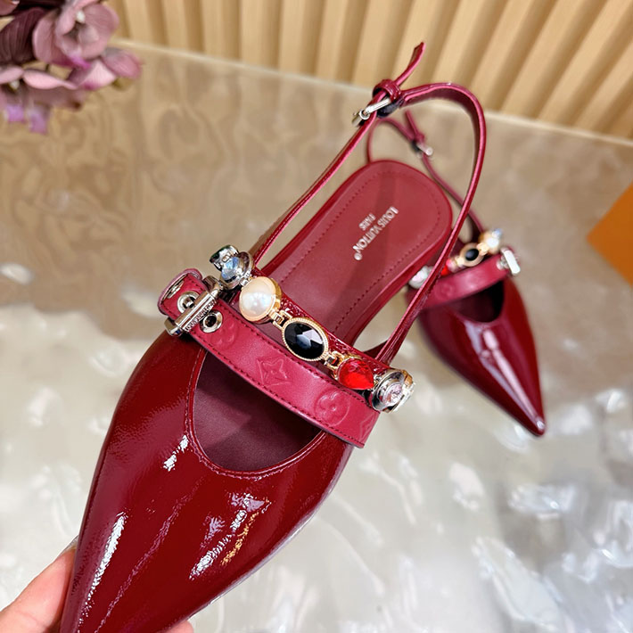 ルイヴィトン アウトレット店舗 靴 レディース Louis Vuitton LV バイブ バレリーナ 2628268 靴 レディース 人気ブランド - 画像 (6)