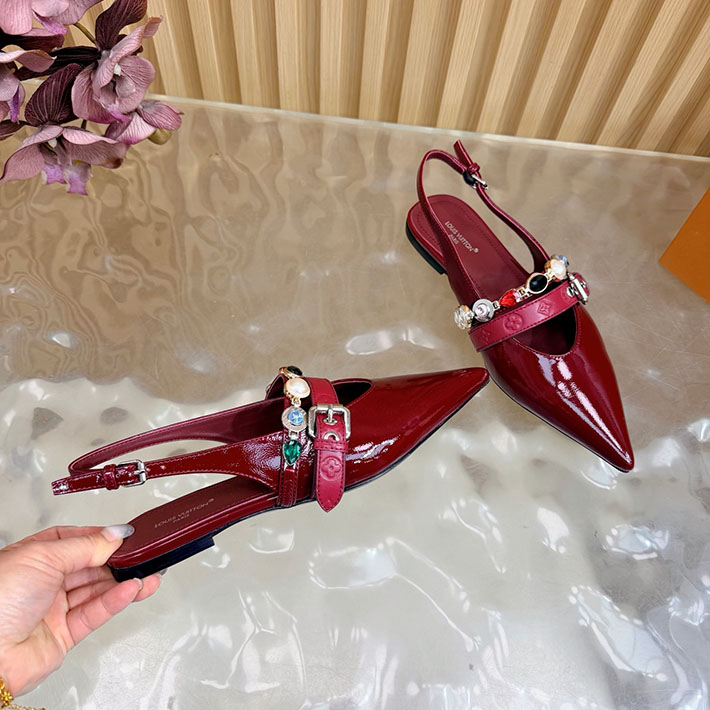 ルイヴィトン アウトレット店舗 靴 レディース Louis Vuitton LV バイブ バレリーナ 2628268 靴 レディース 人気ブランド - 画像 (4)