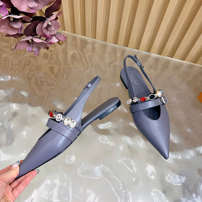 ルイヴィトン アウトレット店舗 靴 レディース Louis Vuitton LV バイブ バレリーナ 2628269 靴 可愛い ブランド 20代 - 画像 (4)