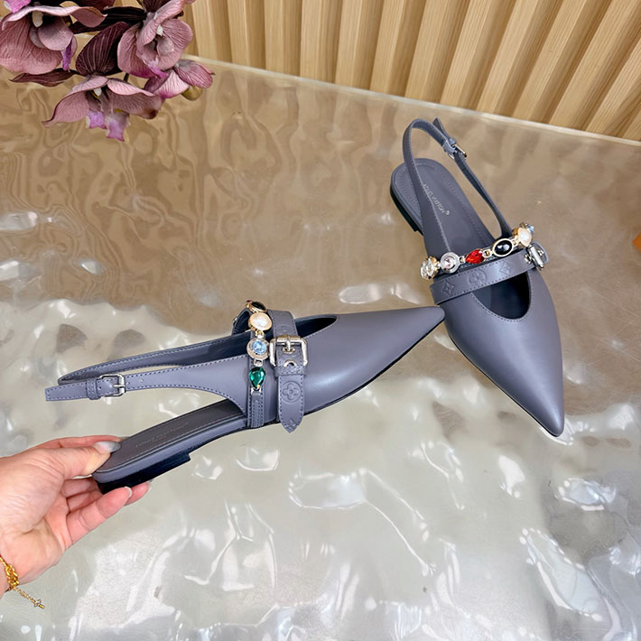 ルイヴィトン アウトレット店舗 靴 レディース Louis Vuitton LV バイブ バレリーナ 2628269 靴 可愛い ブランド 20代 - 画像 (3)