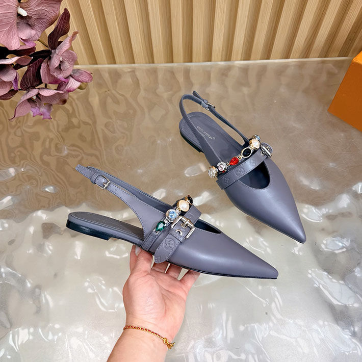 ルイヴィトン アウトレット店舗 靴 レディース Louis Vuitton LV バイブ バレリーナ 2628269 靴 可愛い ブランド 20代 - 画像 (7)