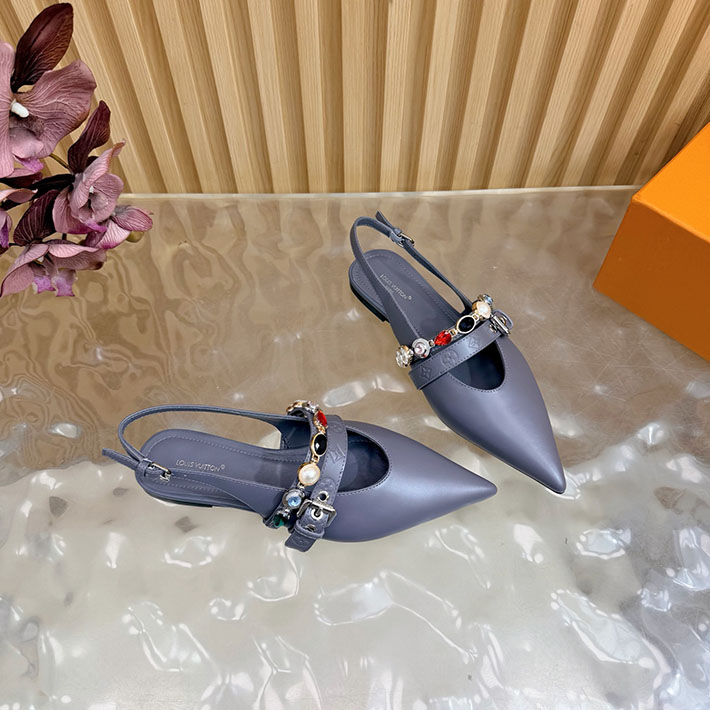 ルイヴィトン アウトレット店舗 靴 レディース Louis Vuitton LV バイブ バレリーナ 2628269 靴 可愛い ブランド 20代 - 画像 (5)