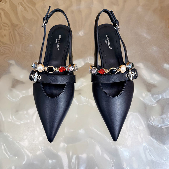 ルイヴィトン アウトレット店舗 靴 レディース Louis Vuitton LV バイブ バレリーナ 2628270 ヒール レディース ブランド 人気 - 画像 (10)