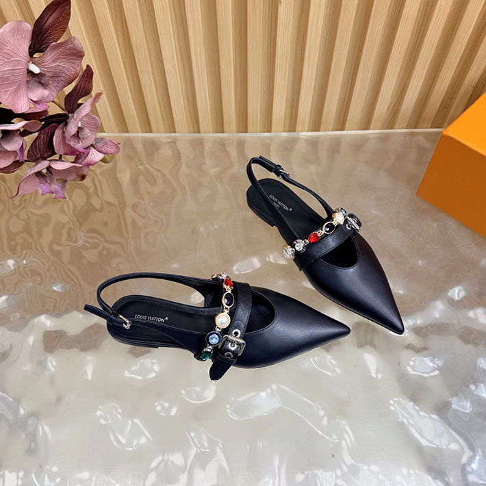 ルイヴィトン アウトレット店舗 靴 レディース Louis Vuitton LV バイブ バレリーナ 2628270 ヒール レディース ブランド 人気 - 画像 (7)