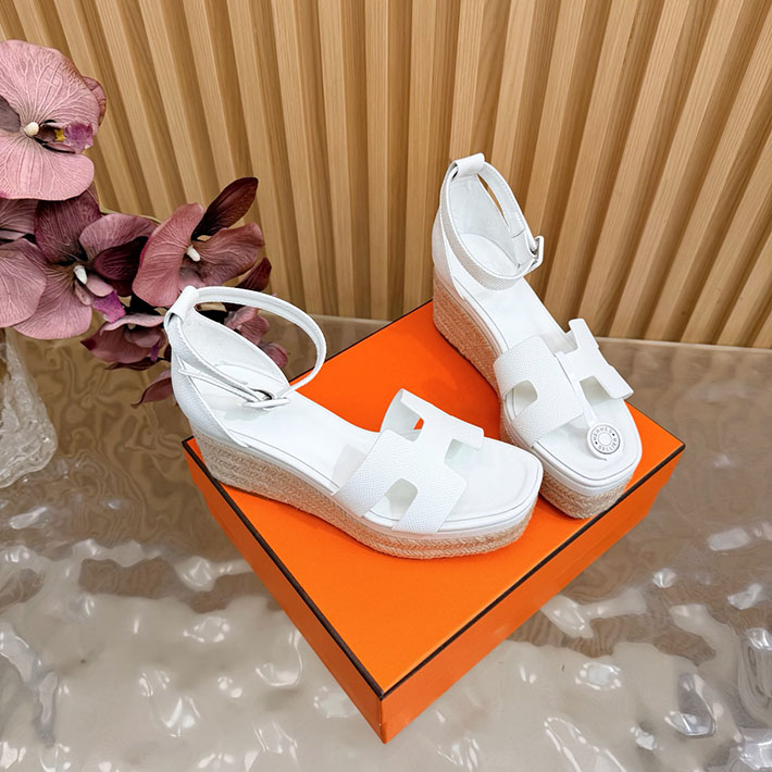 最高級エルメススーパーコピー HERMES エスパドリーユ エルダ 厚底 リゾート 靴 2628329 エルメス エスパドリーユ エルダ - 画像 (12)