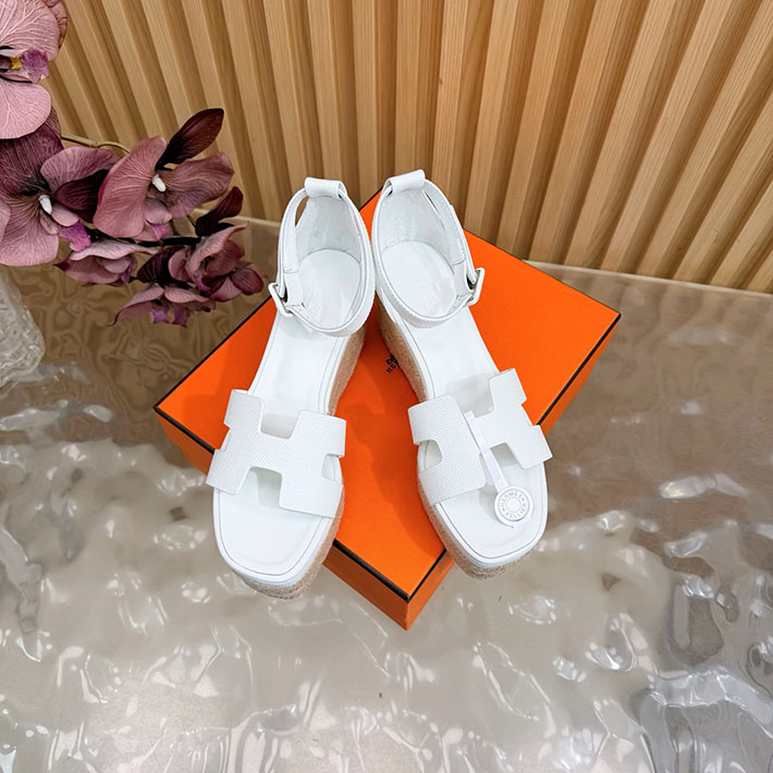 最高級エルメススーパーコピー HERMES エスパドリーユ エルダ 厚底 リゾート 靴 2628329 エルメス エスパドリーユ エルダ - 画像 (11)