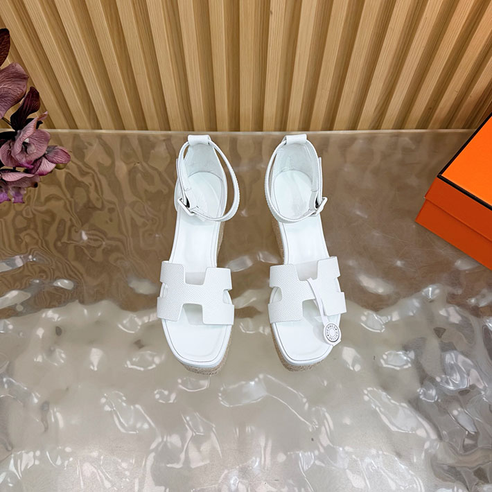 最高級エルメススーパーコピー HERMES エスパドリーユ エルダ 厚底 リゾート 靴 2628329 エルメス エスパドリーユ エルダ - 画像 (10)