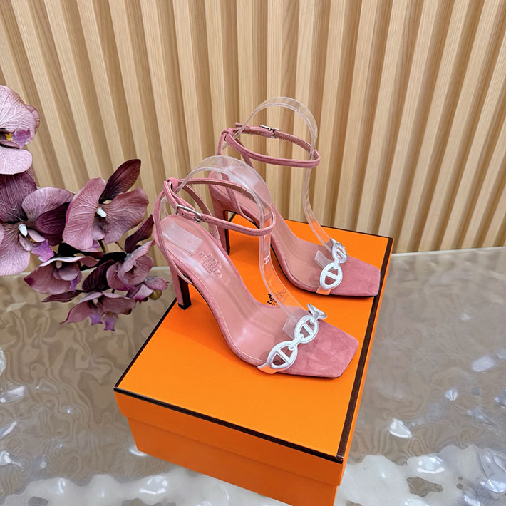 最高級エルメススーパーコピー HERMES ライトサンダル Luz 105mm シェーヌダンクル サンダル 2628335 エルメス ヒール サンダル - 画像 (11)