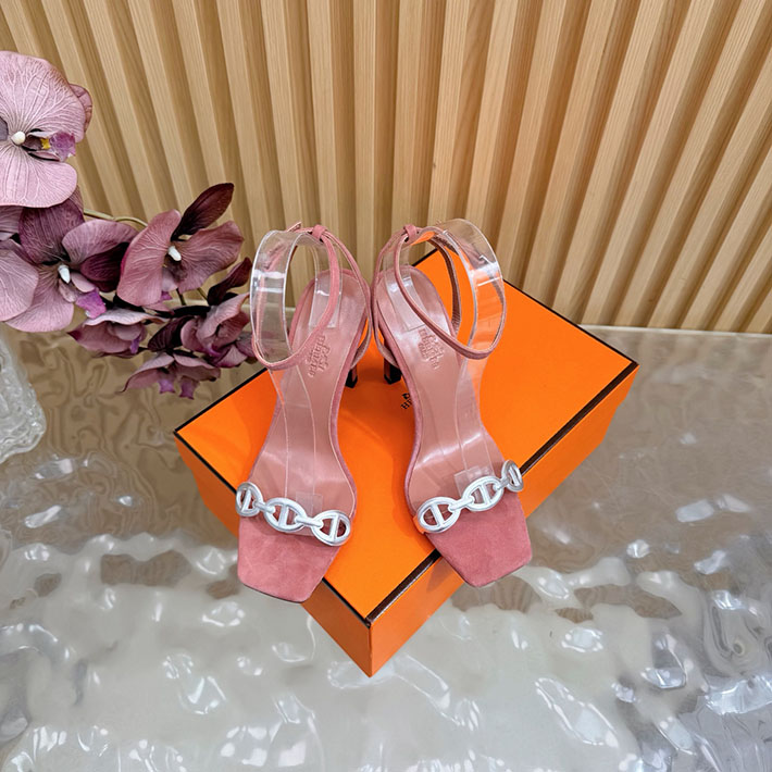 最高級エルメススーパーコピー HERMES ライトサンダル Luz 105mm シェーヌダンクル サンダル 2628335 エルメス ヒール サンダル - 画像 (8)