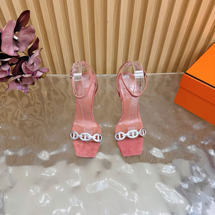 最高級エルメススーパーコピー HERMES ライトサンダル Luz 105mm シェーヌダンクル サンダル 2628335 エルメス ヒール サンダル - 画像 (7)