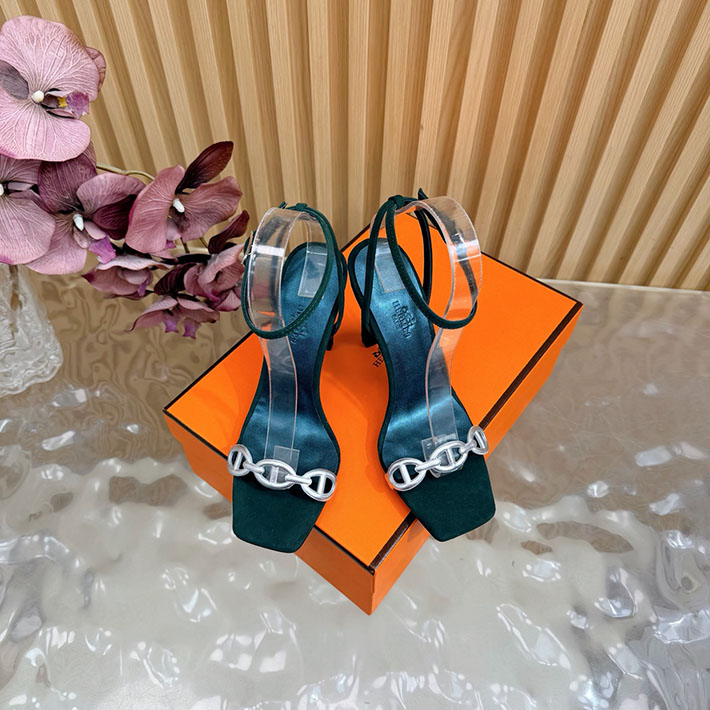 最高級エルメススーパーコピー HERMES ライトサンダル Luz 105mm シェーヌダンクル サンダル 2628338 エルメス 靴 おすすめ - 画像 (8)