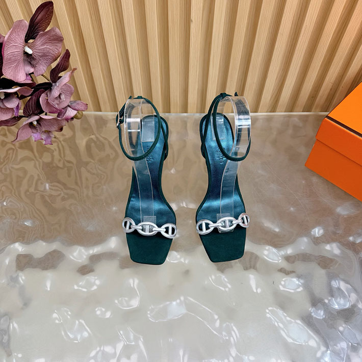 最高級エルメススーパーコピー HERMES ライトサンダル Luz 105mm シェーヌダンクル サンダル 2628338 エルメス 靴 おすすめ - 画像 (6)