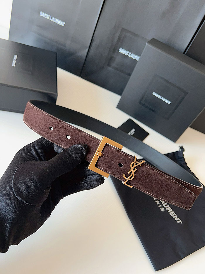 最高級サンローランスーパーコピー YSL モノグラム ナローベルト レディース レザー 26210381 サン ローラン ベルト アウトレット - 画像 (8)