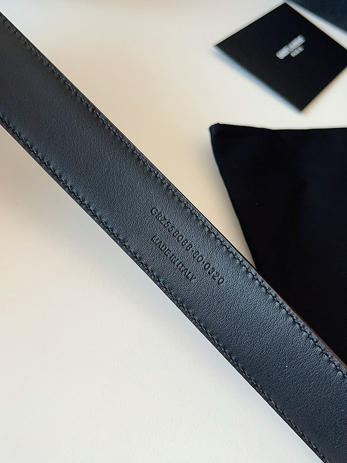 最高級サンローランスーパーコピー YSL モノグラム ナローベルト レディース レザー 26210381 サン ローラン ベルト アウトレット - 画像 (6)