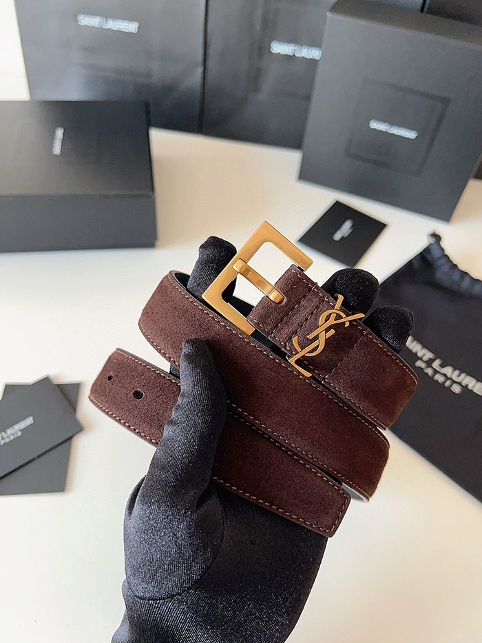 最高級サンローランスーパーコピー YSL モノグラム ナローベルト レディース レザー 26210381 サン ローラン ベルト アウトレット - 画像 (4)