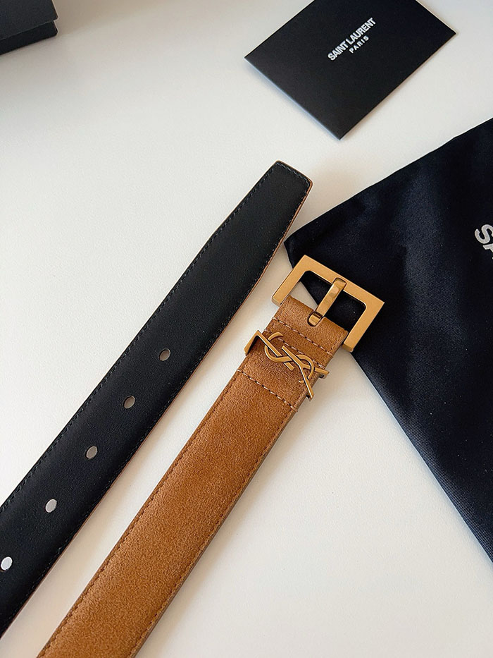 最高級サンローランスーパーコピー YSL モノグラム ナローベルト レディース レザー 26210382 YSL ベルト レディース - 画像 (5)