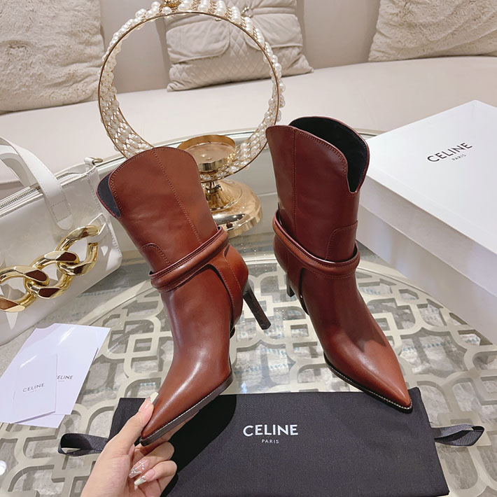 最高級セリーヌスーパーコピー CELINE TRIOMPHE チャーム ヴェルヌーイ トハーネス ローブーツ 2628402 セリーヌ ブーツ アウトレット - 画像 (8)