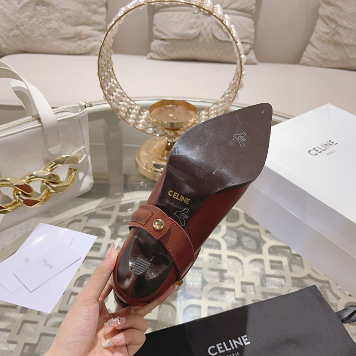 最高級セリーヌスーパーコピー CELINE TRIOMPHE チャーム ヴェルヌーイ トハーネス ローブーツ 2628402 セリーヌ ブーツ アウトレット - 画像 (4)