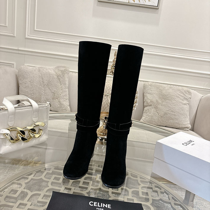 最高級セリーヌスーパーコピー CELINE 60mm GARANCE トリオンフ ハイブーツ ブラック 2628408 セリーヌ ブーツ アウトレット - 画像 (3)