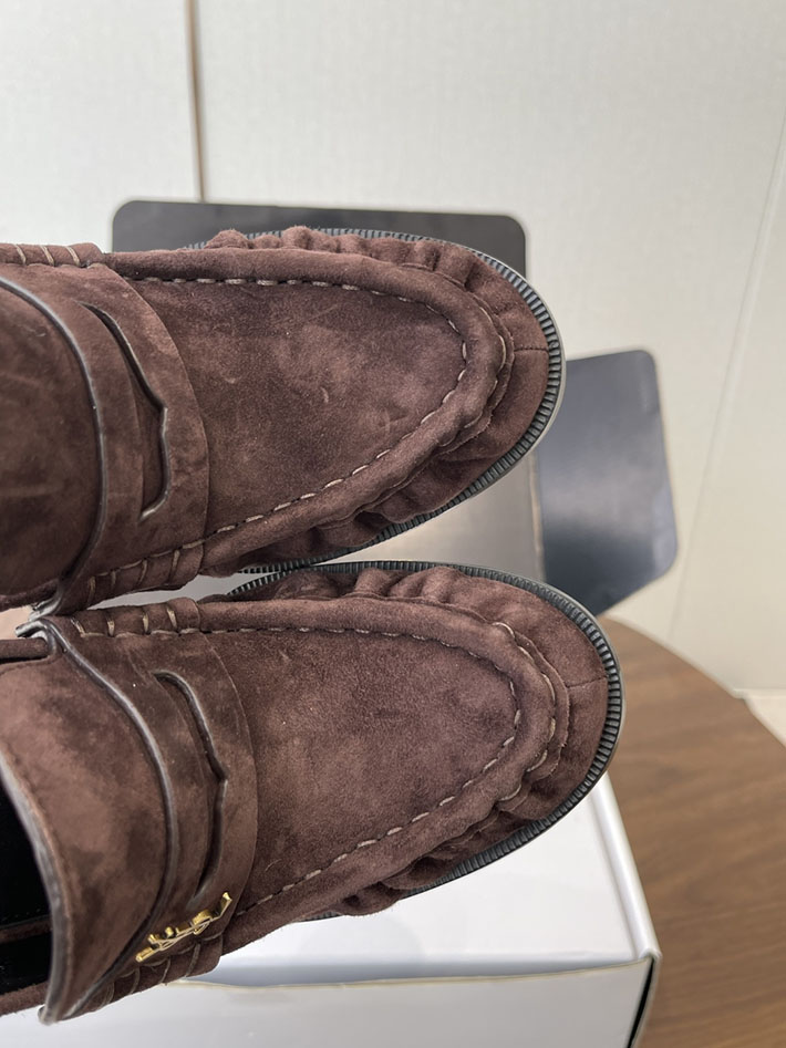 最高級サンローランスーパーコピー Saint Laurent 10cm ル ローファー パンプス イールスキン 2628437 サン ローラン ローファー アウトレット - 画像 (9)