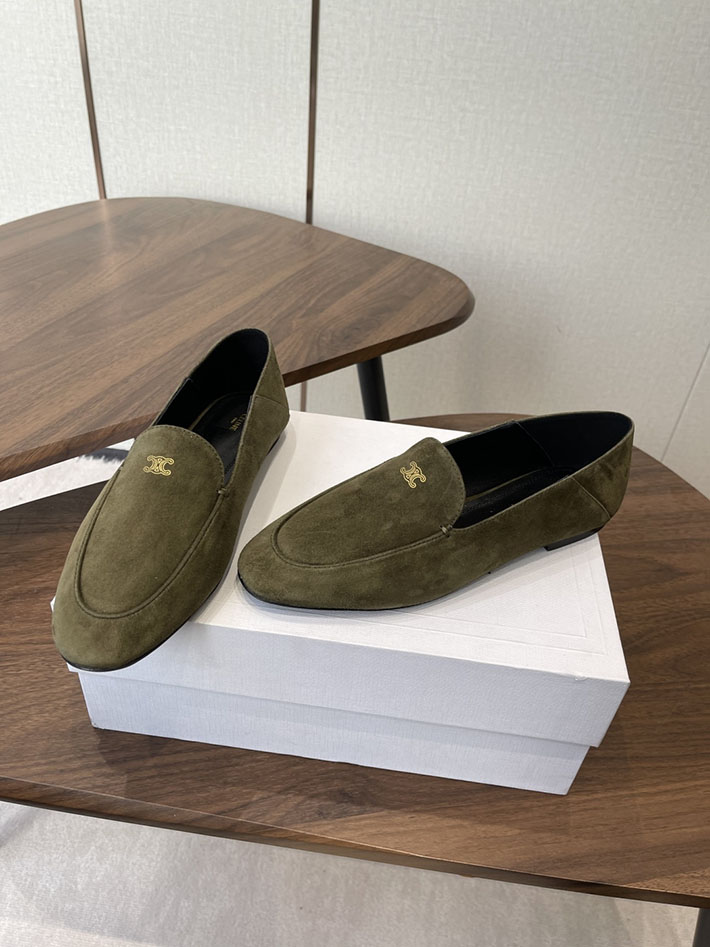 レディース 最高級セリーヌスーパーコピー CELINE オーラ ローファー ゴートスキン ライカーキ 2628451 セリーヌ ローファー アウトレット - 画像 (3)