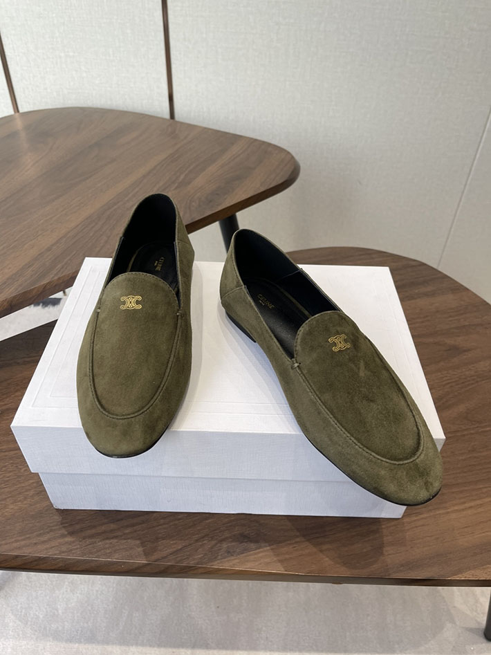 レディース 最高級セリーヌスーパーコピー CELINE オーラ ローファー ゴートスキン ライカーキ 2628451 セリーヌ ローファー アウトレット - 画像 (2)