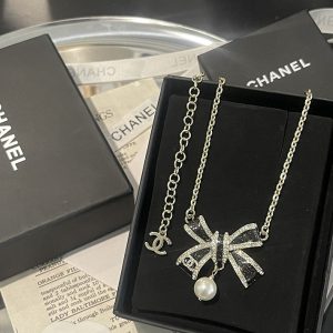 シャネル リボン ネックレス