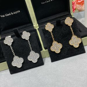 ヴァンクリーフアーペル ピアス 2連