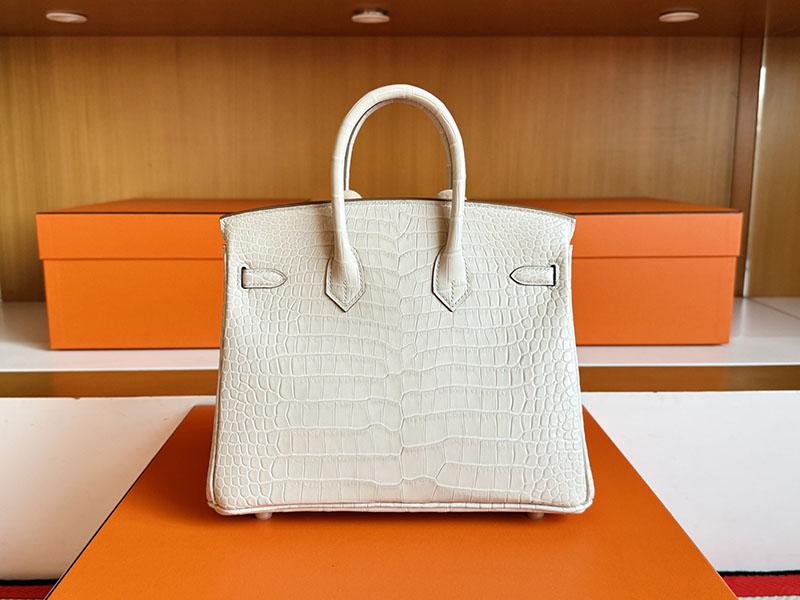 エルメスクロコダイルバッグ HERMES バーキン25 ベトン クロコダイル ポロサスマット ゴールド金具 2627851 エルメス 新作バッグ - 画像 (6)
