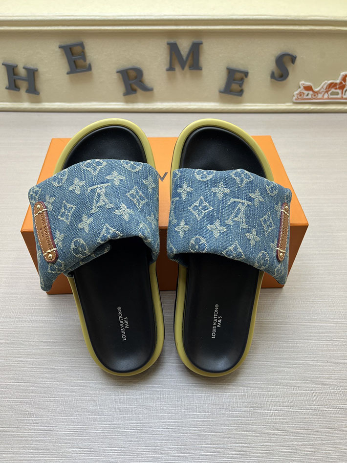 ルイヴィトン 靴 デニム