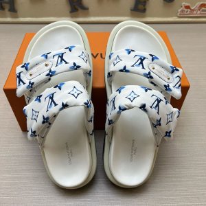ルイヴィトン サンダル 白