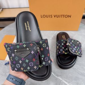 ルイヴィトン サンダル 黒