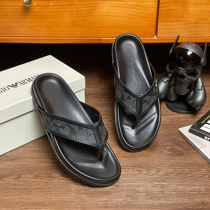 最高級コーチスーパーコピー COACH フリップ フロップ・シグネチャー キャンバス 2629070 コーチ サンダル メンズ - 画像 (5)