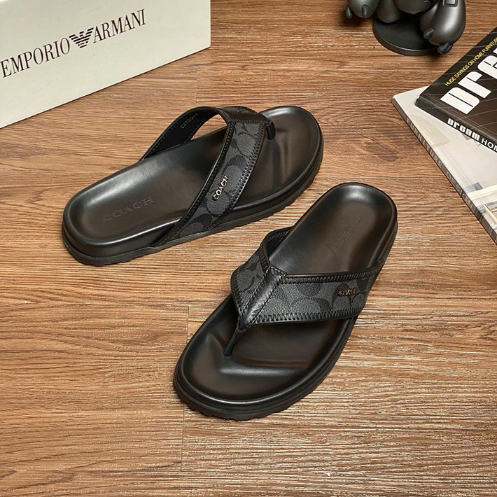 最高級コーチスーパーコピー COACH フリップ フロップ・シグネチャー キャンバス 2629070 コーチ サンダル メンズ - 画像 (2)