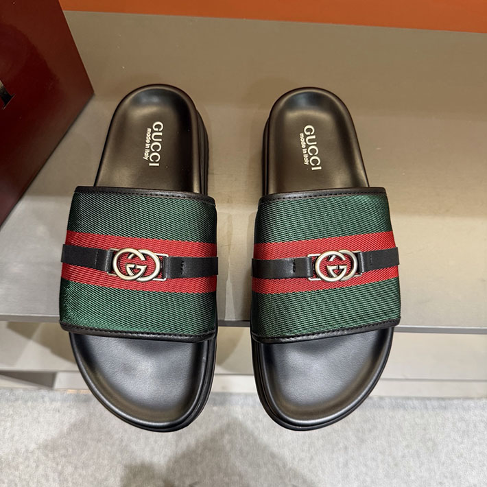 グッチ直営アウトレット店 GUCCI ラバーメンズ スライドサンダル シューズ 2629085 グッチ シューズ サンダル - 画像 (4)