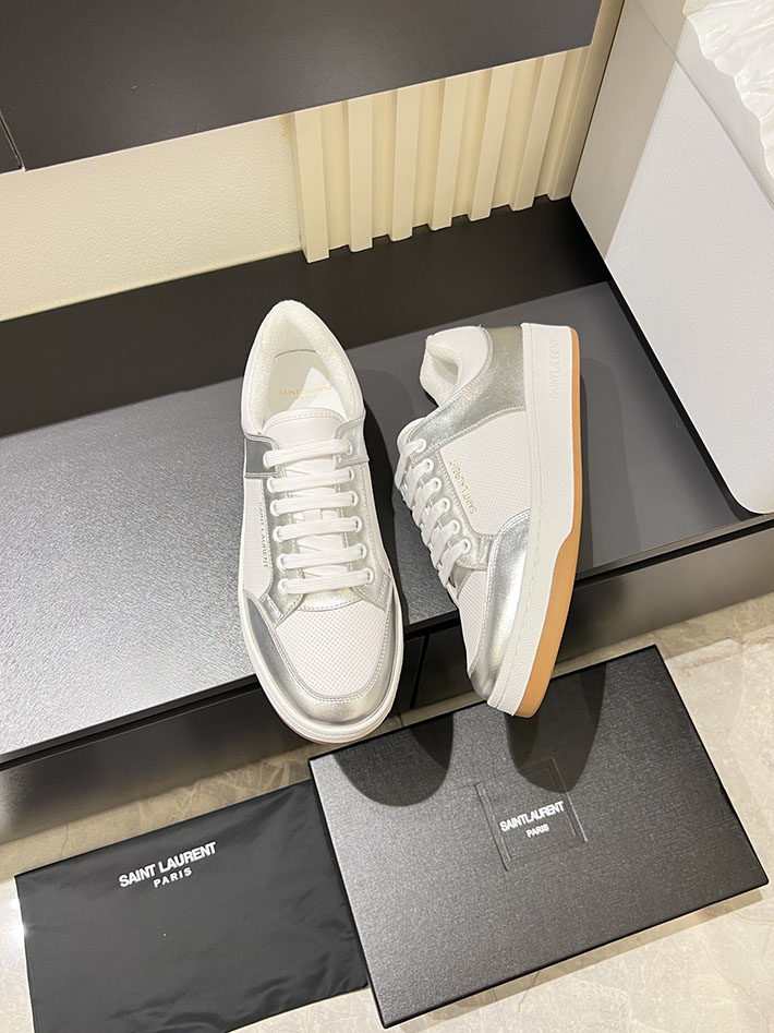 最高級サンローランスーパーコピー Saint Laurent SL/61 ロートップ スニーカー LOW-TOP SNEAKERS 2629093 サン ローラン スニーカー メンズ - 画像 (8)
