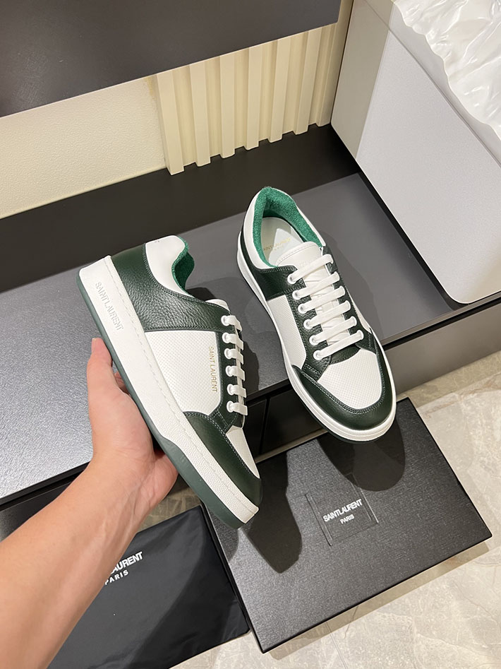 最高級サンローランスーパーコピー Saint Laurent SL/61 ロートップ スニーカー LOW-TOP SNEAKERS 2629094 サン ローラン スニーカー 芸能人 - 画像 (6)