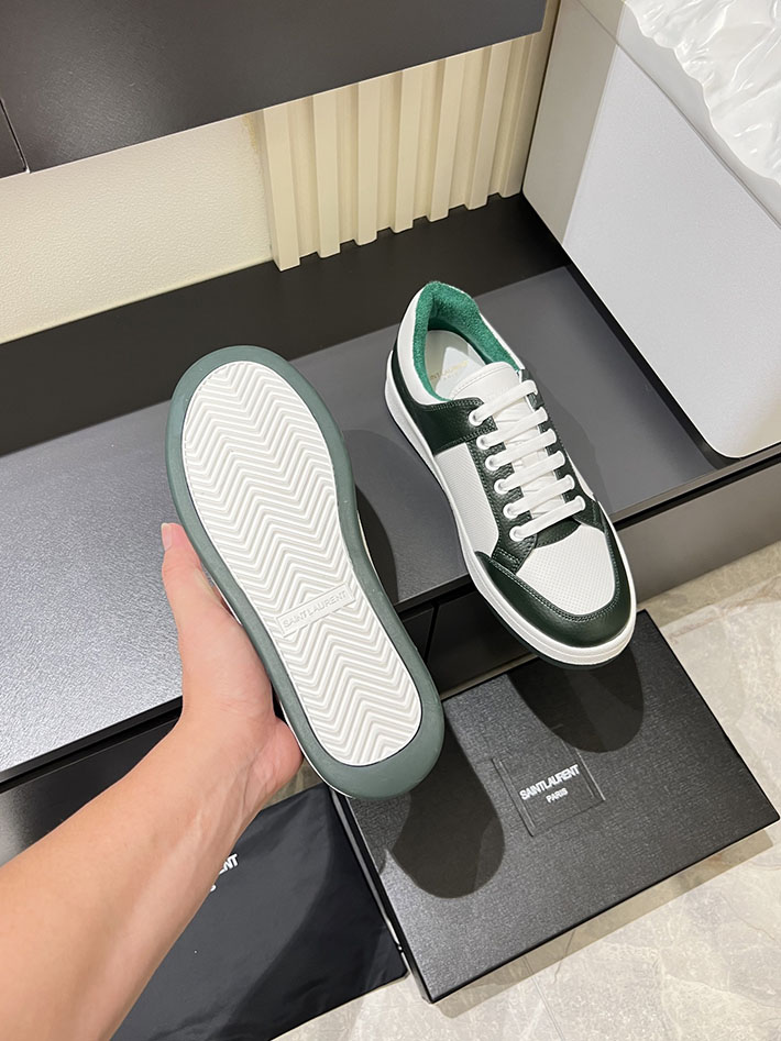 最高級サンローランスーパーコピー Saint Laurent SL/61 ロートップ スニーカー LOW-TOP SNEAKERS 2629094 サン ローラン スニーカー 芸能人 - 画像 (5)