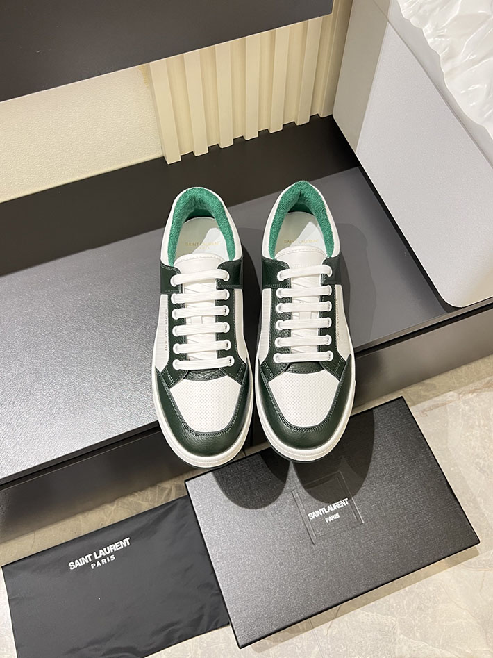 最高級サンローランスーパーコピー Saint Laurent SL/61 ロートップ スニーカー LOW-TOP SNEAKERS 2629094 サン ローラン スニーカー 芸能人 - 画像 (2)