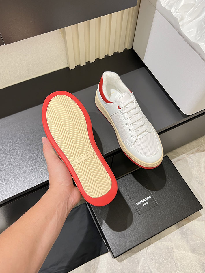 最高級サンローランスーパーコピー Saint Laurent SL/61 ロートップ スニーカー LOW-TOP SNEAKERS 2629095 サン ローラン スニーカー 白 - 画像 (5)
