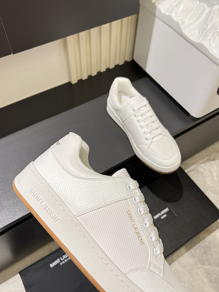 最高級サンローランスーパーコピー Saint Laurent SL/61 ロートップ スニーカー LOW-TOP SNEAKERS 2629096 サン ローラン スニーカー アウトレット - 画像 (4)