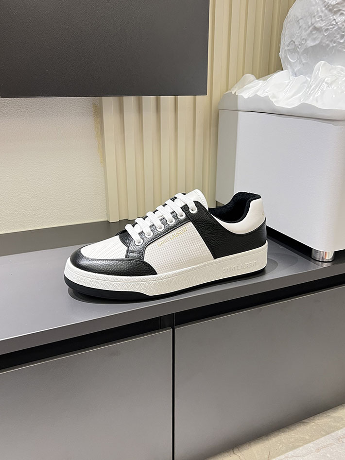 最高級サンローランスーパーコピー Saint Laurent SL/61 ロートップ スニーカー LOW-TOP SNEAKERS 2629097 サン ローラン スニーカー 黒 - 画像 (7)