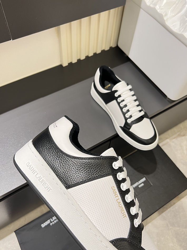 最高級サンローランスーパーコピー Saint Laurent SL/61 ロートップ スニーカー LOW-TOP SNEAKERS 2629097 サン ローラン スニーカー 黒 - 画像 (4)