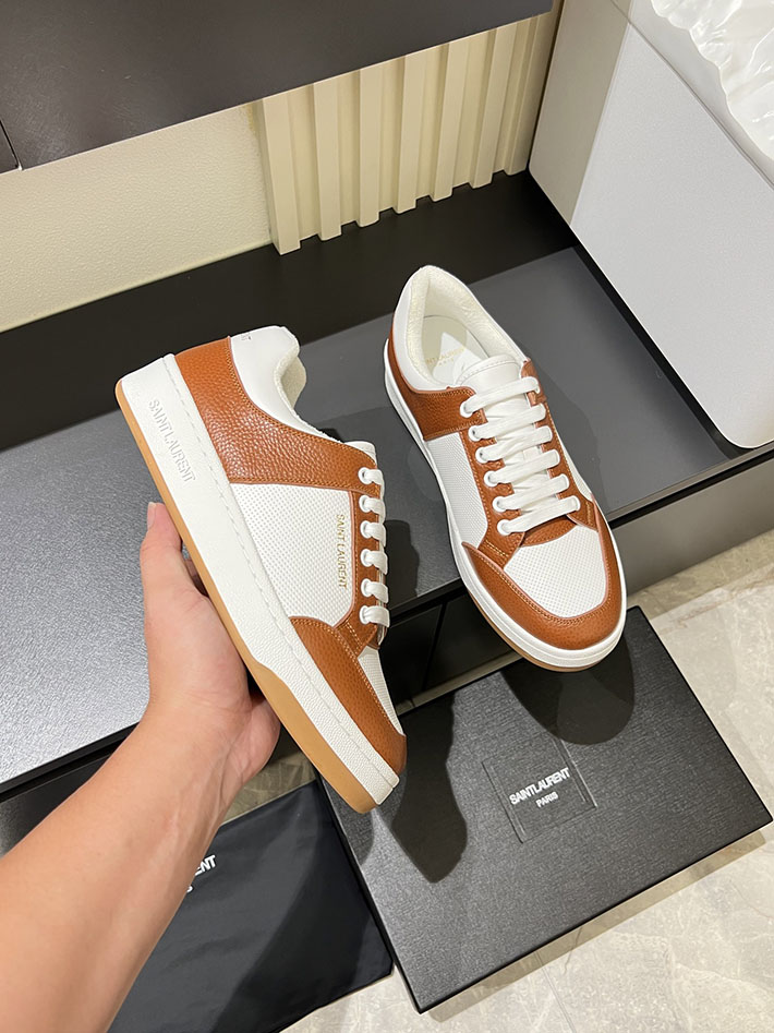 最高級サンローランスーパーコピー Saint Laurent SL/61 ロートップ スニーカー LOW-TOP SNEAKERS 2629100 サン ローラン 革靴 メンズ - 画像 (6)