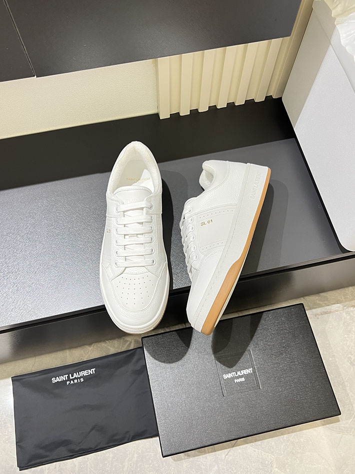 最高級サンローランスーパーコピー Saint Laurent SL/61 ロートップ スニーカー LOW-TOP SNEAKERS 2629102 サン ローラン アウトレット どれくらい 安い - 画像 (8)