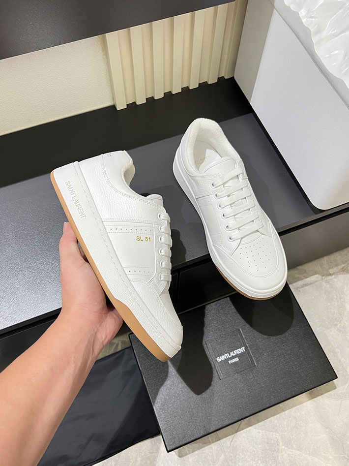最高級サンローランスーパーコピー Saint Laurent SL/61 ロートップ スニーカー LOW-TOP SNEAKERS 2629102 サン ローラン アウトレット どれくらい 安い - 画像 (6)